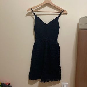 A&F dark blue dress size xs